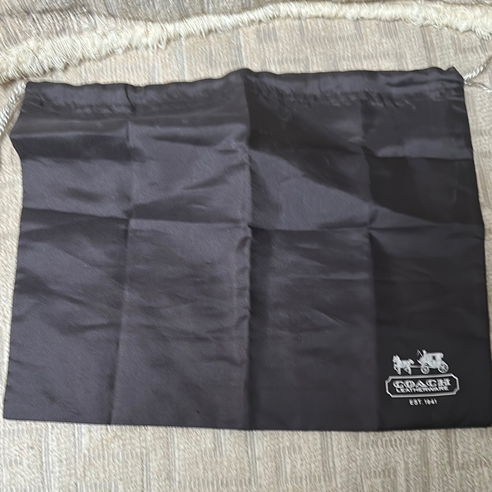 Coach Black Dust Bag